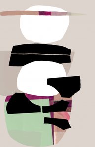 Nowoczesna abstrakcja w stylu „color block” autorstwa cartissi