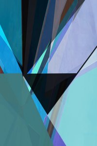 Nowoczesna geometria w kolorze turkusowym autorstwa cartissi