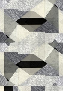 Monochromatyczna abstrakcja geometryczna