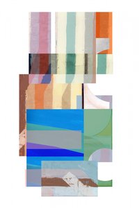 Stonowany kolaż geometryczny autorstwa cartissi