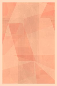 Delikatna brzoskwiniowa geometria autorstwa cartissi