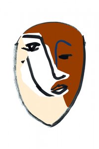 Portret z efektem spękanej powierzchni autorstwa cartissi
