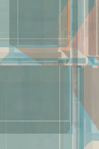 Subtelna geometria w kolorze turkusowym autorstwa cartissi