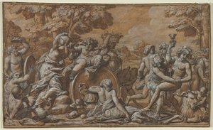 bachchanal autorstwa circle of Pietro da Cortona