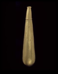 Butelka Koki w Kształcie Łzy, 200-1600 AD (złoto)