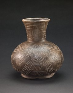 Naczynie z inkrustowanymi motywami, ok. 1400-1600 (ceramika) autorstwa culture Mississippian
