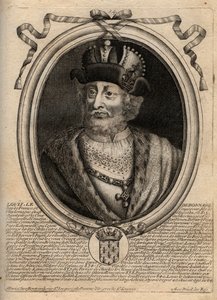 Portret Ludwika I Pobożnego (778-840), Króla Francji - Ludwika I 