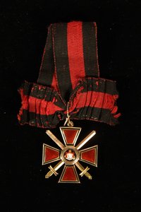 Riband i Odznaka Orderu Świętego Włodzimierza, IV klasa, XIX w.