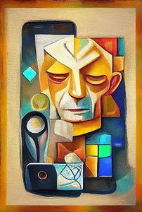 Sztuka inspirowana Picassem, abstrakcyjne malarstwo surrealistyczne, druk artystyczny na żądanie