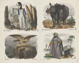 Litery S, R, U i T Zdjęcie A B C / Buch. / Druki A B / Książka (tytuł serii na obiekcie) autorstwa firma Joseph Scholz