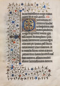Book of Hours (Użycie Paryża): zdobione inicjały