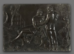 Wenus i Adonis autorstwa follower of Georg Raphael Donner