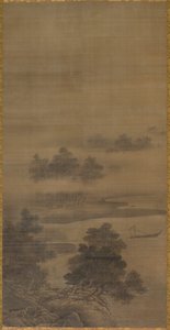 Krajobraz autorstwa follower of Sesshū Tōyō