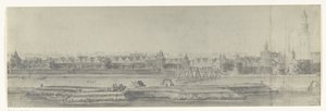Widok Kampen, 1672 Zdjęcia rysunków z najazdu francuskiego na Holandię w 1672 roku autorstwa Adama Fransa van der Meulena zachowanych w Manufacture des Gobelins (tytuł serii)