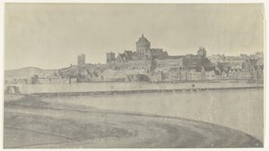 Widok Nijmegen, 1672 Zdjęcia rysunków z najazdu francuskiego na Holandię w 1672 roku autorstwa Adama Fransa van der Meulena zachowanych w Manufacture des Gobelins (tytuł serii)
