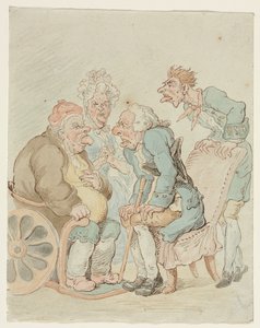 Lekarz autorstwa imitator of Thomas Rowlandson