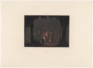 Jaskinie Hato Curaçao. Jaskinia Hato (tytuł na obiekcie) autorstwa jonkheer Jacob Eduard van Heemskerck