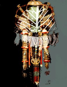 AFRICAN MASKS COLLAGE, 2018 (media mieszane)