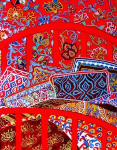 Bedtime with red, 2015 (in, akryl, olej)