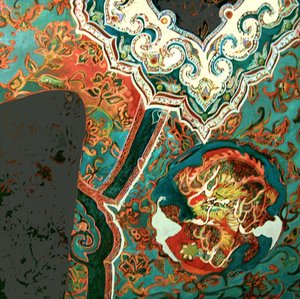 Chińska kurtka, 2013 (mixed media) autorstwa linda arthurs
