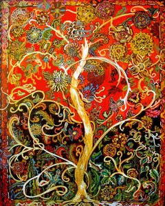 Drzewo życia, 2017 (mixed media)