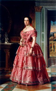 portret damy autorstwa Angel María Cortellini