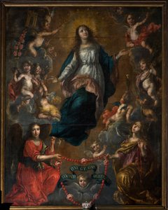 Kościół parafialny (kościół parafialny św. Jerzego). Wnętrze. Wniebowstąpienie Maryi. Nicolasa de Liemaeckère. 1640.