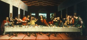 Kopia Ostatniej Wieczerzy Leonarda da Vinci, autorstwa Cesare Magniego (I poł. XVI w.) autorstwa or Magno Cesare Magni