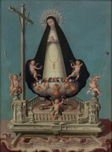 Dziewica Samotności, z klasztoru Mínimos de la Victoria autorstwa osé Campeche