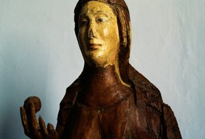 Figura kobieca, drewniana figurka autorstwa Unbekannt Unbekannt