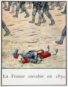 Francja najechała w 1870 r. (żołnierz zginął na polu bitwy) - w „Małej historii Francji” Jacques