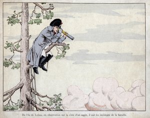Z wyspy Lobau, obserwacja (bitwa pod Essling autorstwa pseudonym for Onfray de Breville Jacques Job