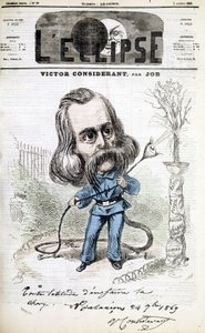 Humorystyczny rysunek na motywie Victora Recital (1808 - 1893) autorstwa Joba. Okładka „” L