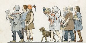 W „Francja, jego historia opowiedziana przez G. Montorgueila, imagee by Job” 1896. Zbiory prywatne. autorstwa pseudonym for Onfray de Breville Jacques Job