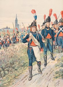Jacques Marie Gaston Onfroy de Breville dit JOB (1858-1931) - wojska francuskie trzymane przez cały czas: Strasbourg Pontonniers (1793), zbiory prywatne autorstwa pseudonym for Onfray de Breville Jacques Job