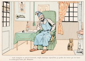 Jacques Marie Gaston Onfroy de Breville dit JOB (1858-1931) - Half Balance Writing Memories, Private Collection autorstwa pseudonym for Onfray de Breville Jacques Job