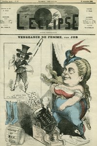 Olympe Audouard (1830-1890), francuska feministka i jego wróg Jules Barbey d