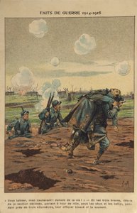 WW1: Aby uratować szefa (ilustracja) autorstwa pseudonym for Onfray de Breville Jacques Job