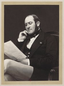 Baron Georges-Eugène Haussmann (1809-1891), prefekt Paryża, urbanista Paryża Napoleona III autorstwa stitch and restoration by Jebulon UnknownUnknown . Upload