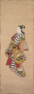 Kurtyzana autorstwa studio of Kaigetsudō Ando