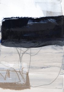 Cichy abstrakcyjny czarny blok autorstwa uplusmestudio
