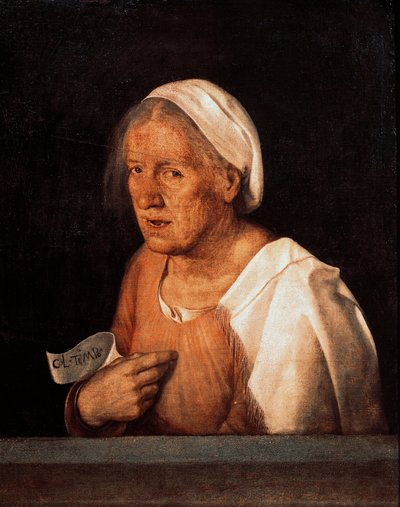 La Vecchia (Stara kobieta) po 1505 (olej na płótnie) autorstwa Giorgione