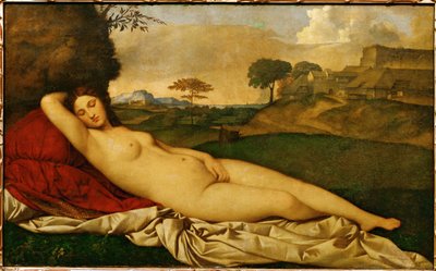 Schlafende Venus von (1476/8-1510) Giorgione