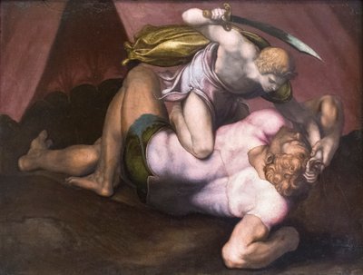 Dawid i Goliat autorstwa (1509 66) Daniele da Volterra