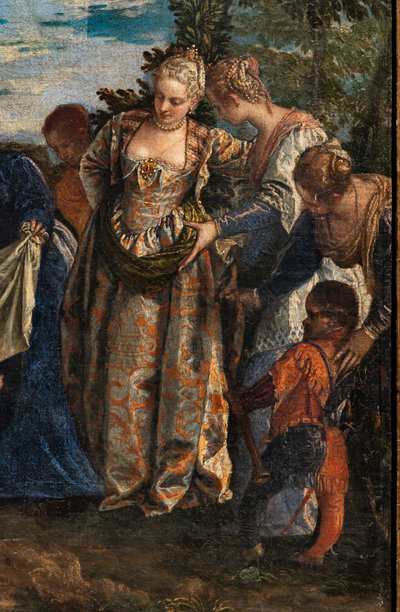 Odnalezienie Mojżesza autorstwa (1528-88) Veronese