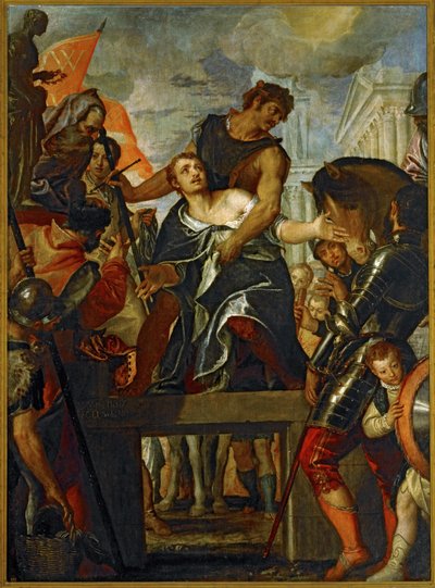Męczeństwo świętego Menasa ... (obraz na płótnie) autorstwa (1528 88) Veronese