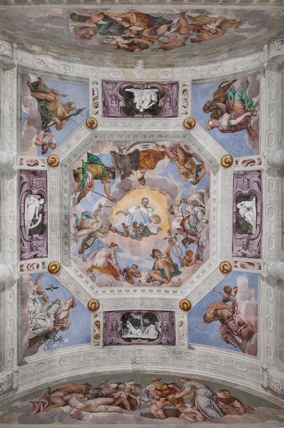Olimp, sklepienie Sali Olimpu autorstwa Veronese