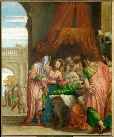 Die Auferweckung der Tochter des Jairus von (1528-88) Veronese