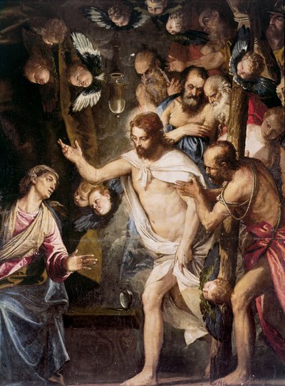 Chrystus w otchłani, obraz Paolo Caliari Veronese autorstwa Veronese