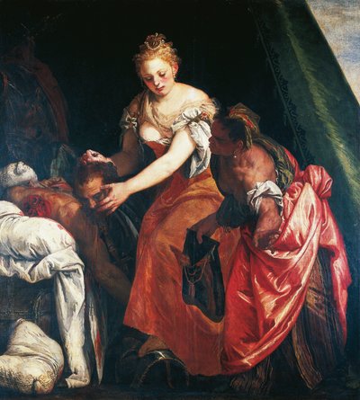 Judyta z głową Holofernesa (olej na płótnie) autorstwa (1528 88) Veronese
